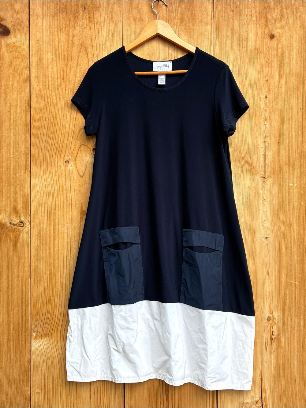 Joseph Ribkoff EUC Lagenlook Tee Shirt Dress Sz 8
